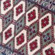 Tapis vintage fait main Boukhara 56cm x 83cm - 1C997