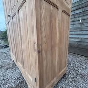 Parisian wardrobe / vintage wardrobe in raw wood