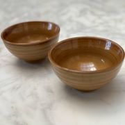 lot de 2 petits bols en grès vernissé