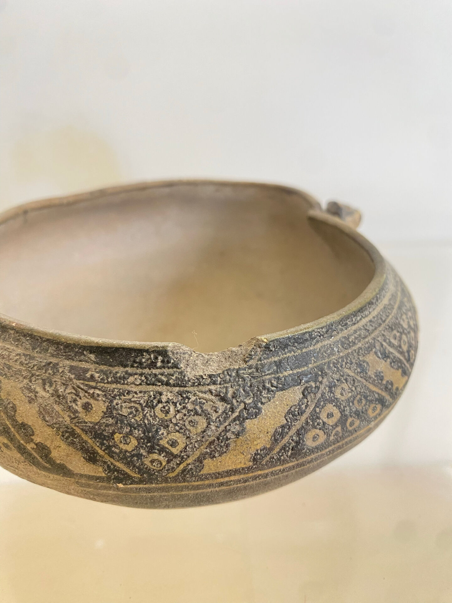 Peruvian archaeological bowl