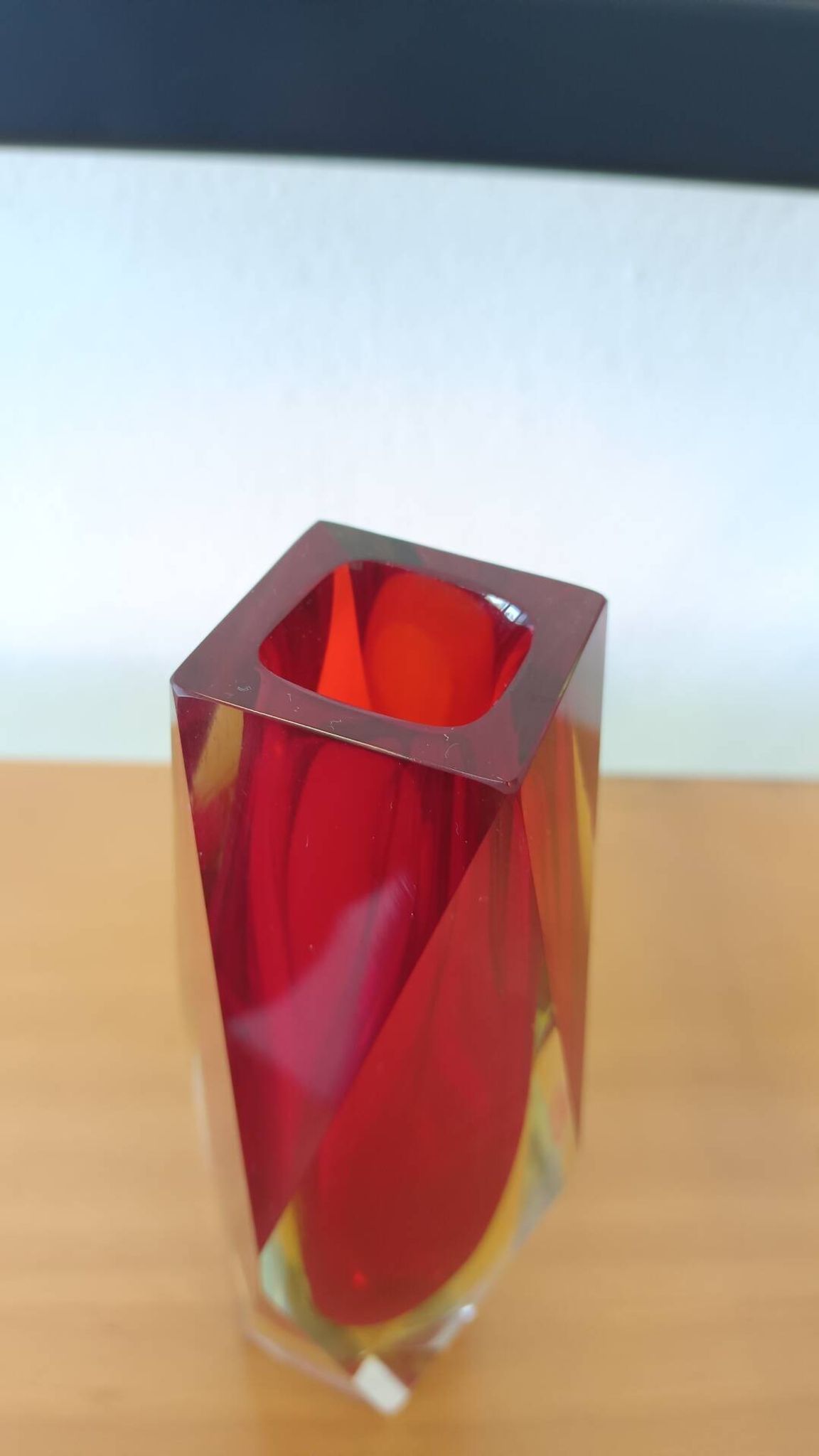 Facet vase Sommerso