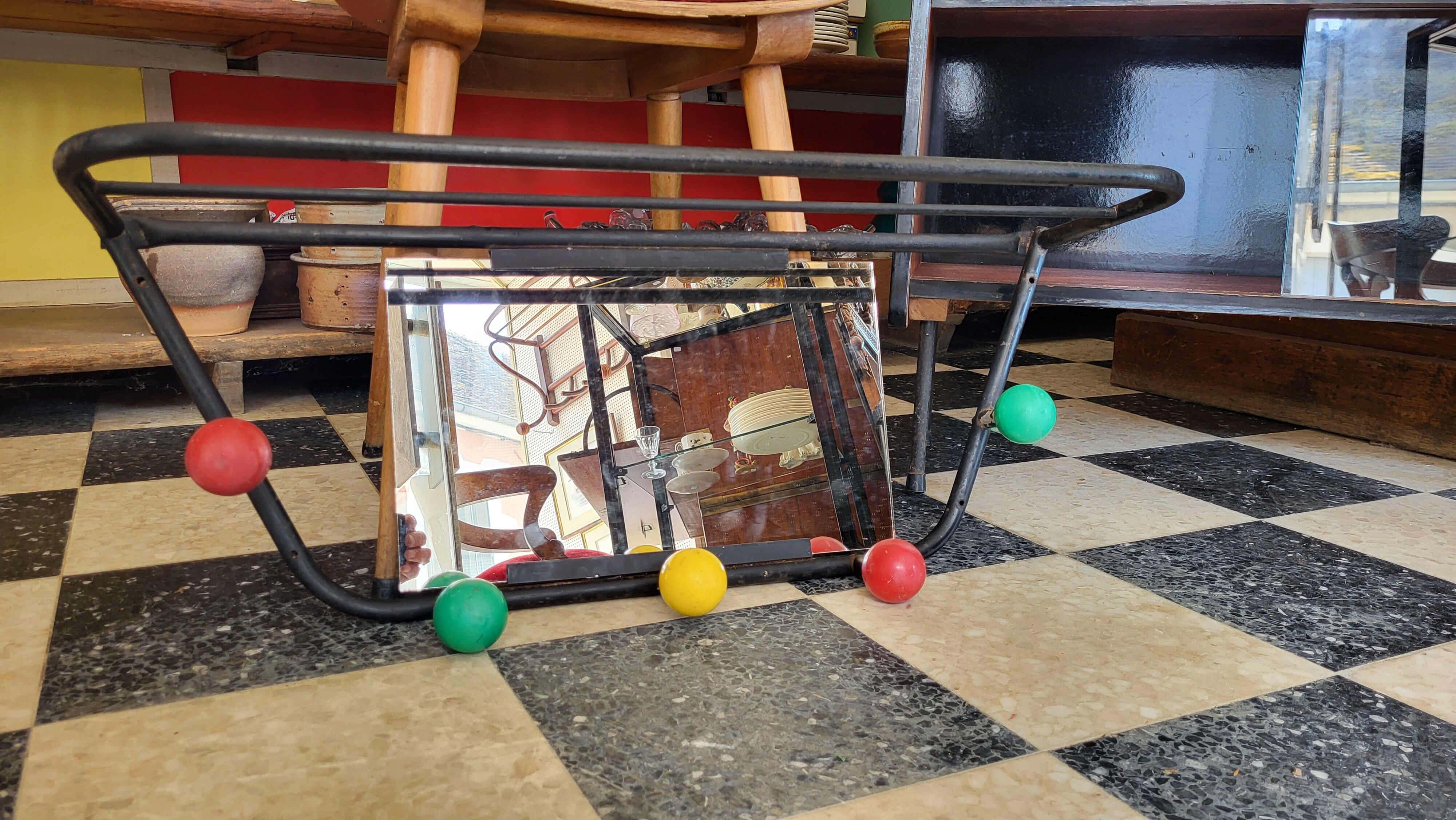 Coat rack ball colors 50s