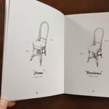 2 armchairs by Christian Astuguevieille, organic brutalist design.