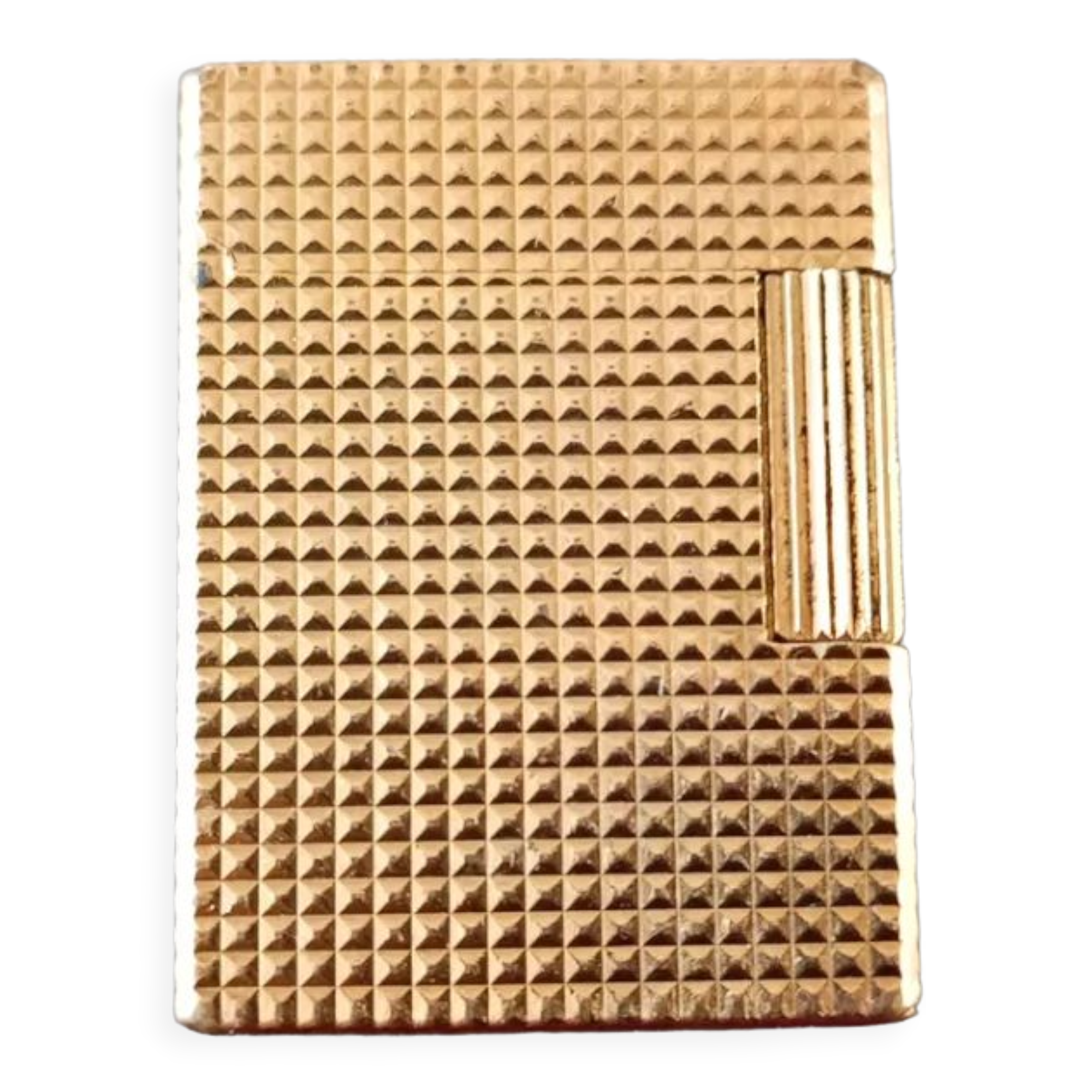 Briquet Dupont plaqué or