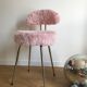 Pelfran rose moumoute chair