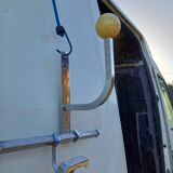 Vintage chrome coat rack and plastic balls