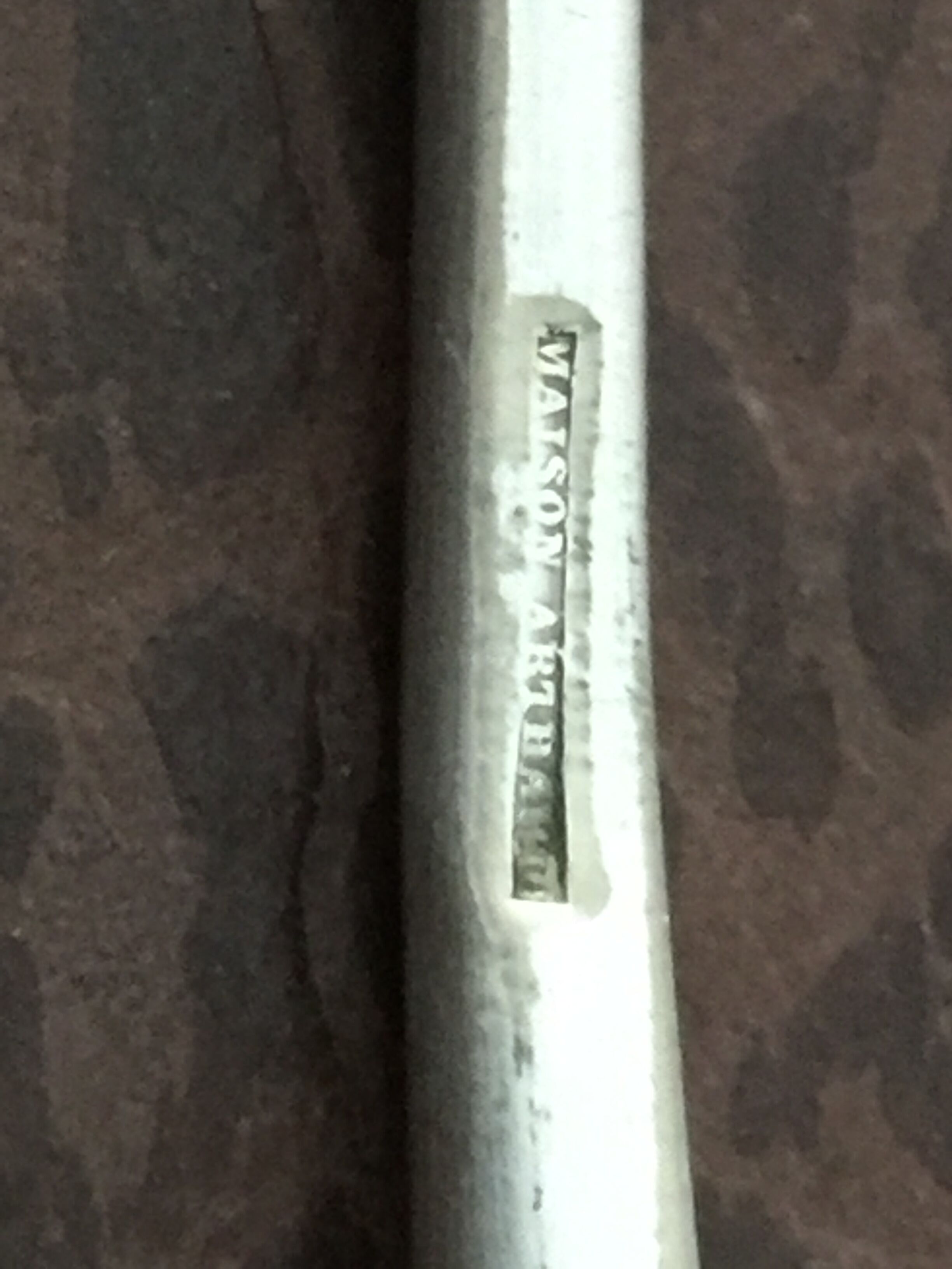 Silver metal cutlery