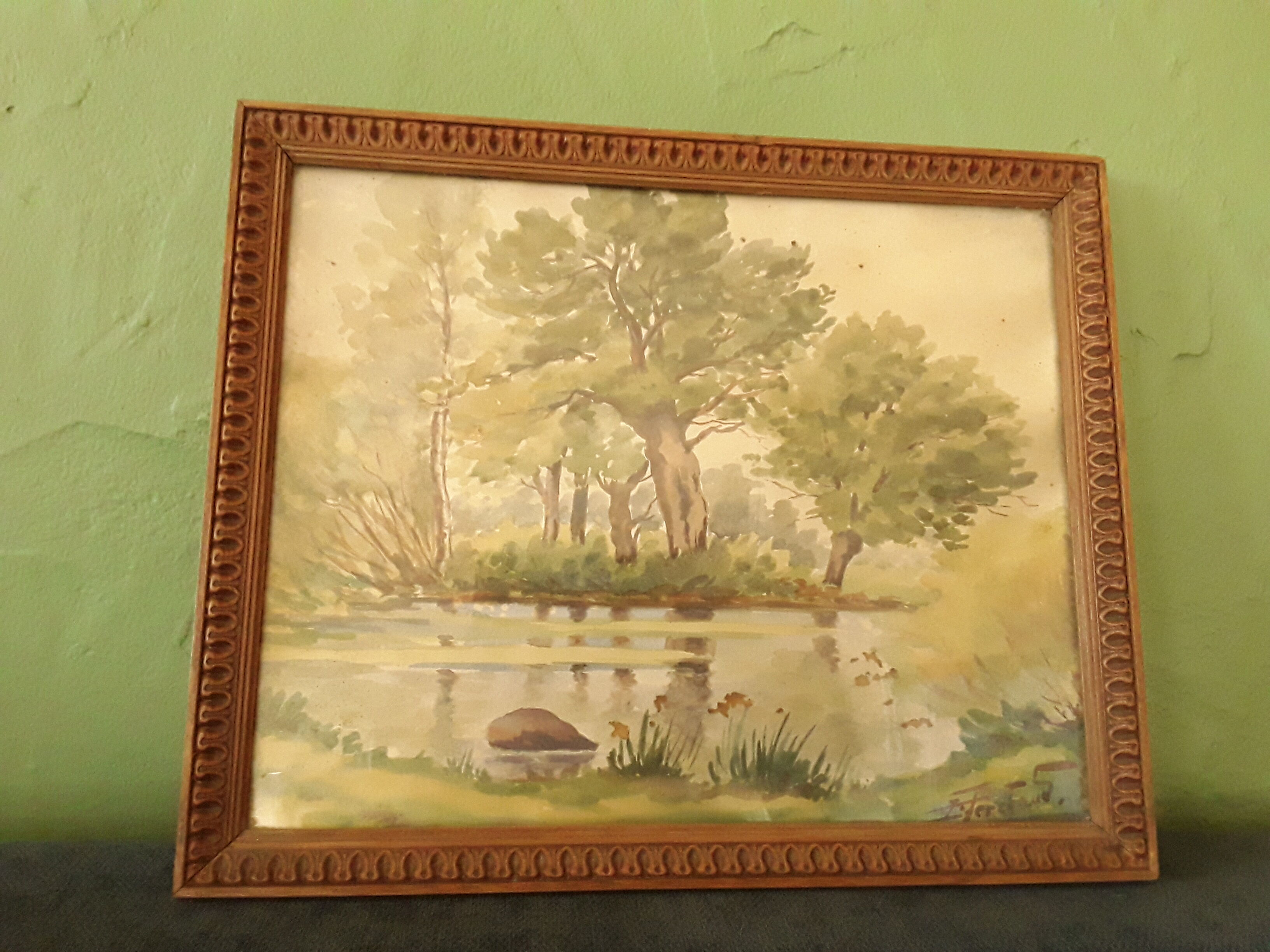 Old watercolor