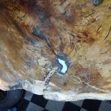 70s olive wood monoxyl cup