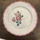 Set of 4 Islettes earthenware plates – 18th century – floral decoration