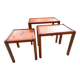 Vintage nesting tables from the 1970s.