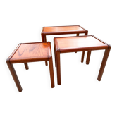 Vintage nesting tables from the 1970s.