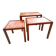 Vintage nesting tables from the 1970s.