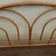 Headboard in rattan and bamboo beige color -Excellent condition