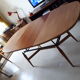 Smorrebrod-style transformable coffee table in teak