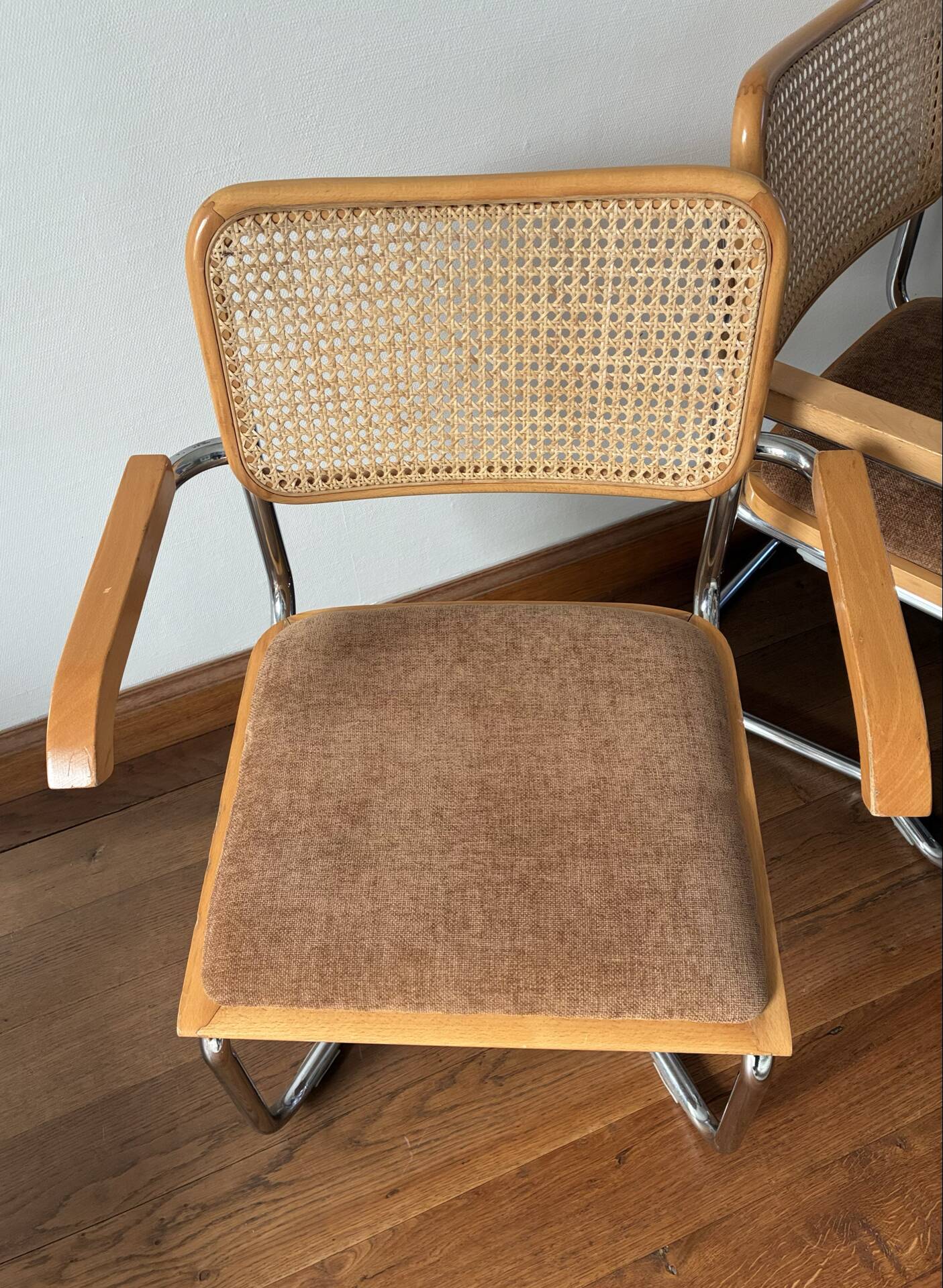 Set of 6 B64 chairs by Marcel Breuer