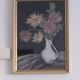 Tableau ancien Pastel - Nature morte Fleurs - J. Gelders