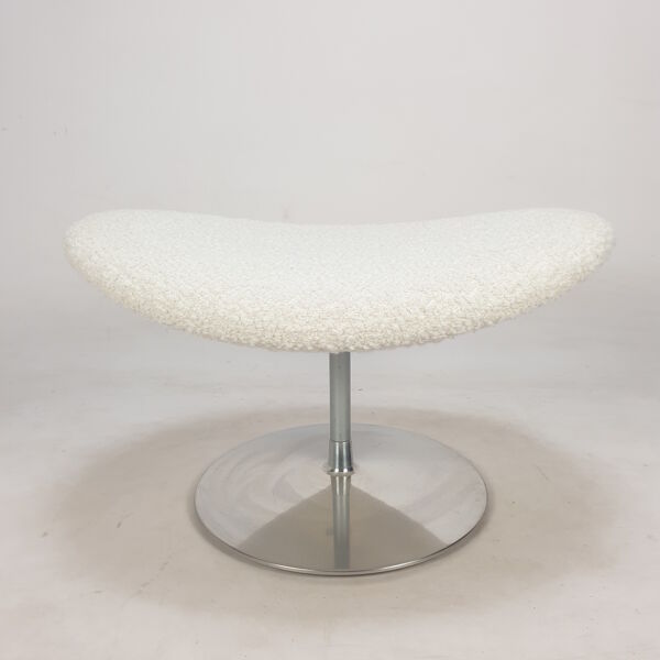 Fauteuil Big Globe avec pouf de Pierre Paulin pour Artifort, années 1980