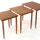 Ensemble de tables gigognes 'Fangel' - design danois