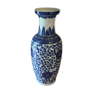 Vase en Porcelaine Bleue - blanche