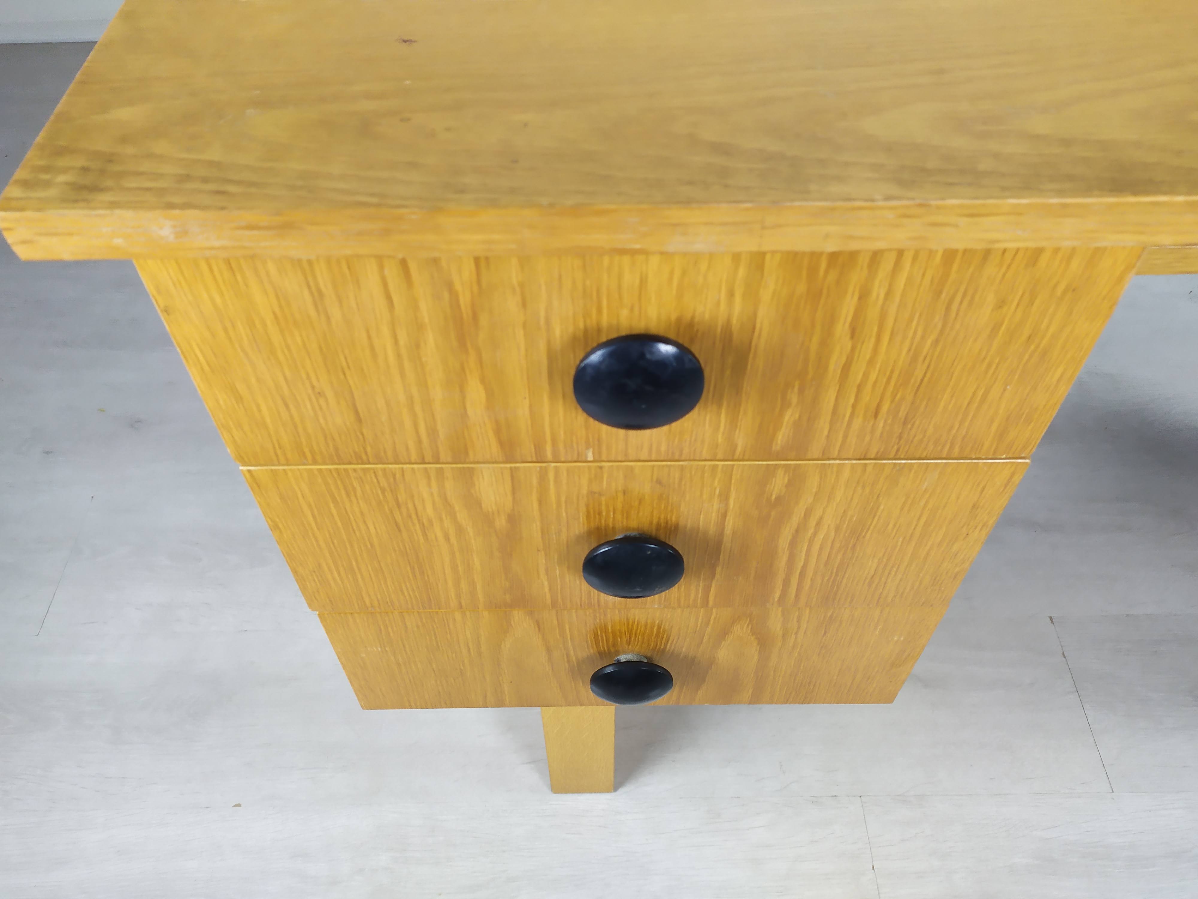 Bureau chêne vintage