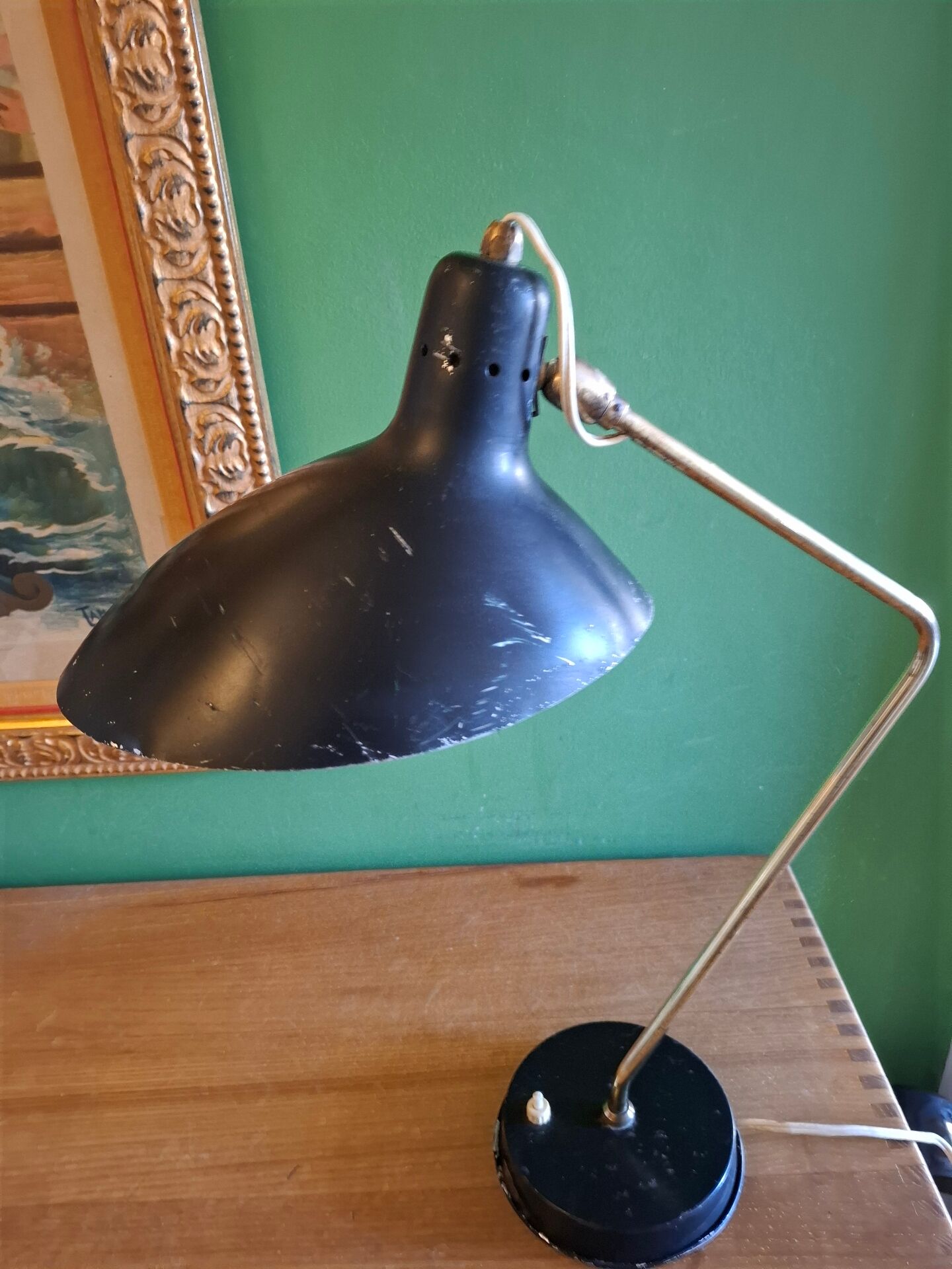 1950s lamp by Jean Boris Lacroix