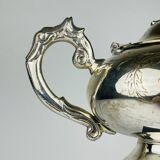 Vintage silver-plated teapot, Italy 1950s