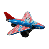 old aircraft toy in sheet metal usaf
