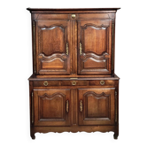 Buffet Deux corps époque Louis XV en chêne vers 1750