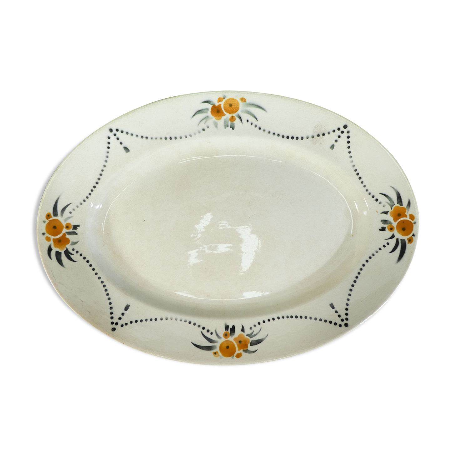 Oval dish badonviller model royal