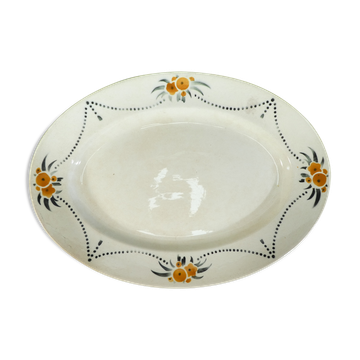 Plat ovale Badonviller modele Royal