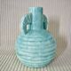Blue ceramic vase by Boch, 1921