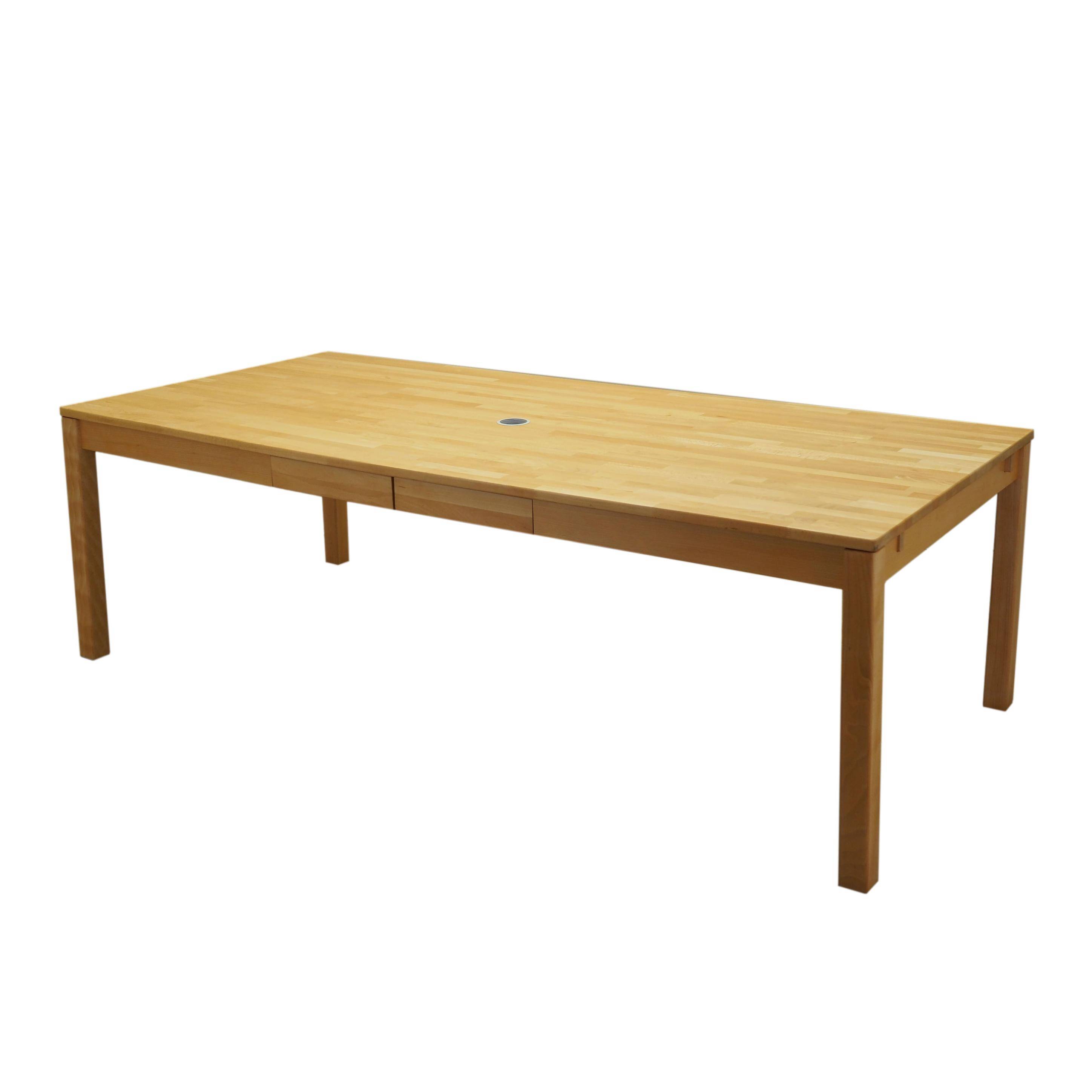 Bureau en hêtre, design danois, années 1980, production : Danemark