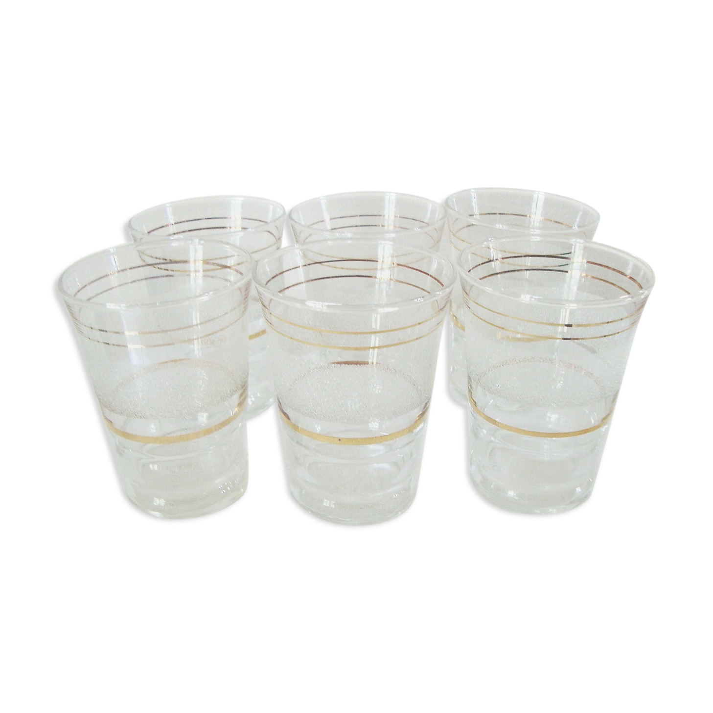 6 granite cup glasses