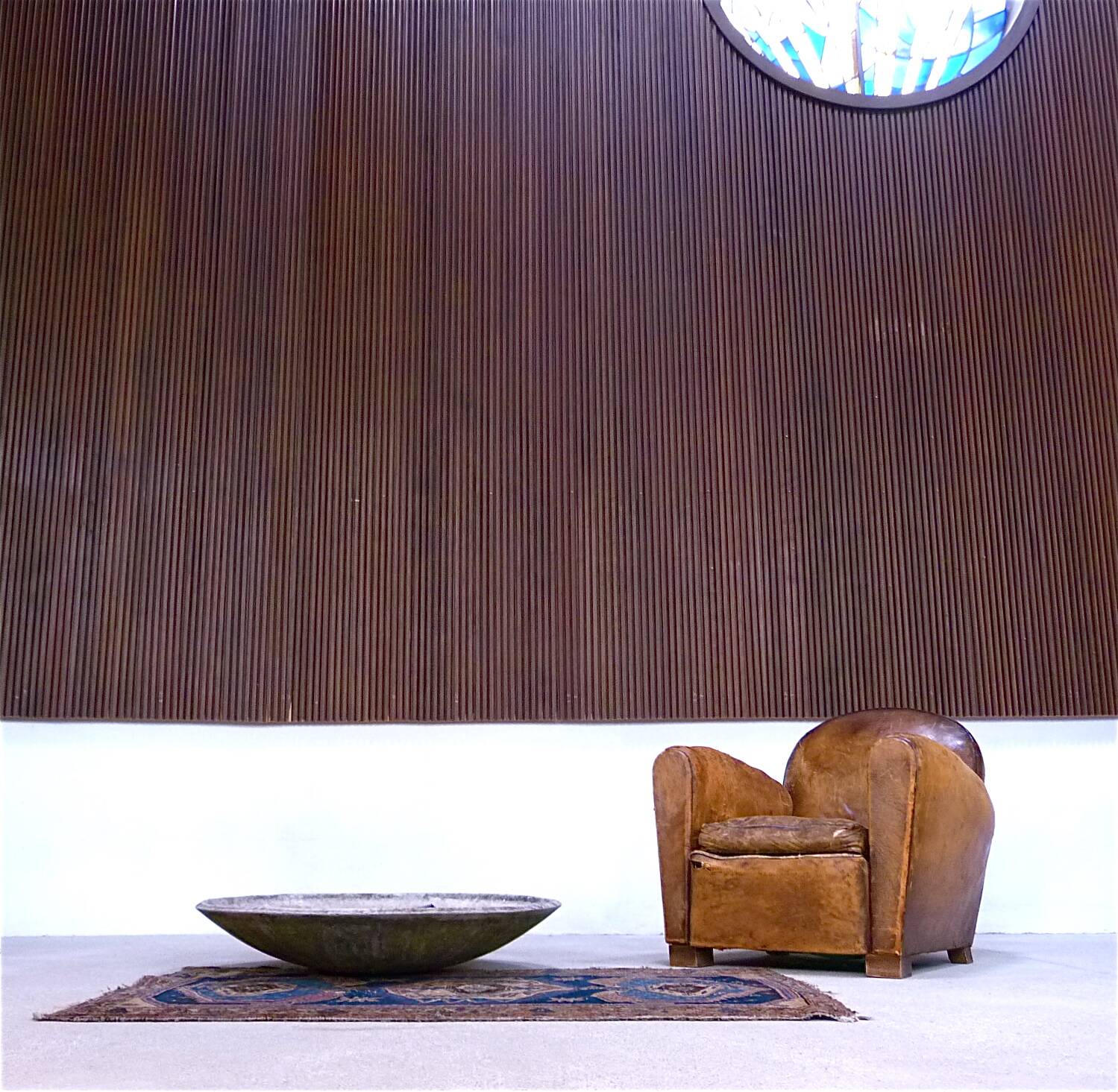 Large Round Outdoor Planter by René Pechère Eternit AG, Switzerland 1950s