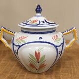 Sugar pot HB Henriot Quimper
