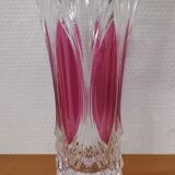 Arques crystal vase model Châtelet rosé