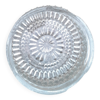 vintage metal and glass wall light made in Spain