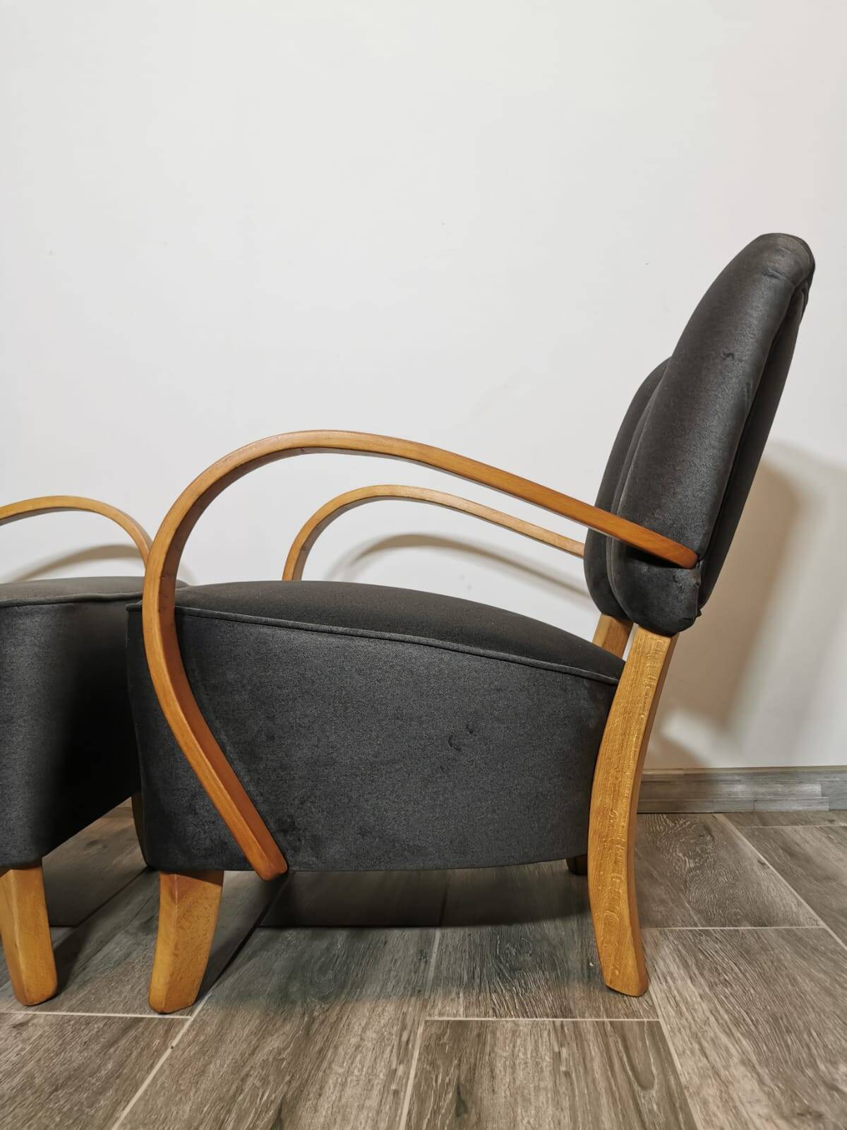Armchairs by Jindřich Halabala, 1950s, Set of 2
