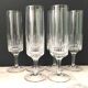 Set de 6 flûtes à champagne cristal taillé
