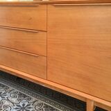 Scandinavian enfilade in light wood