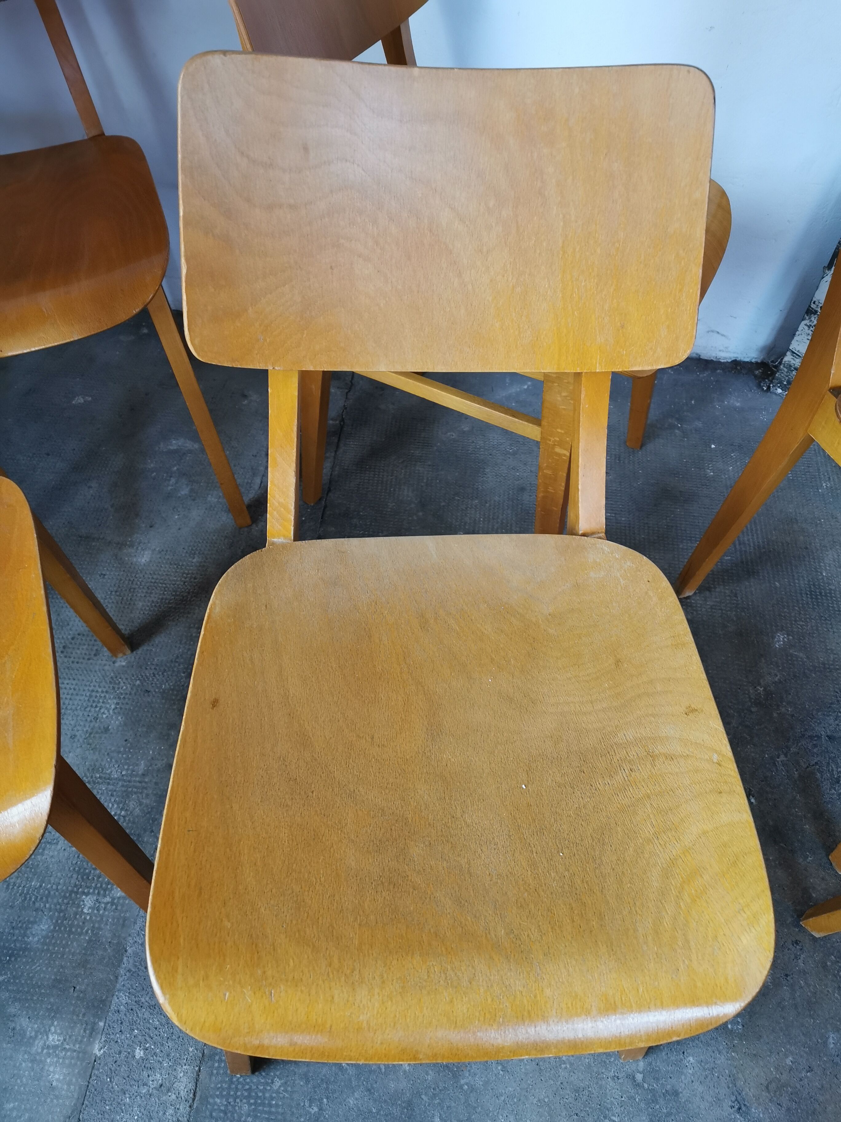 Set of 6 chairs from the 60s