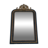 Napoleon III period mirror in wood and stucco