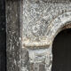 Regency fireplace in grey marble, Sainte-Anne, 18th century