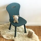 Child Chair revisited blue duck