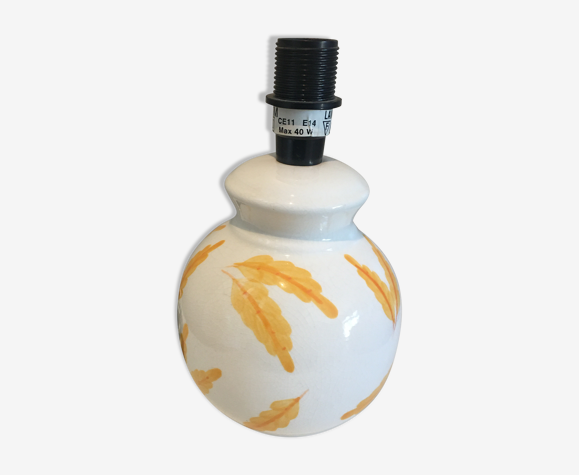 Pied de lampe « feuilles »