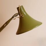 Olive green workshop lamp 1960
