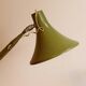 Olive green workshop lamp 1960