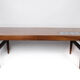 Coffee table in rosewood with blue tiles designed by Johannes Andersen, 1960s