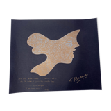 Plate after G. Braque - profile head Circé - H. de Lowenfeld